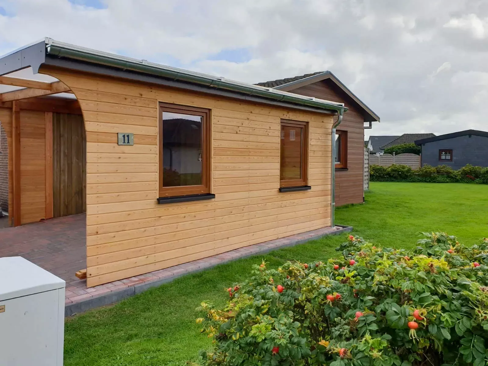 Holzarbeiten: Bau einer Gartenlaube